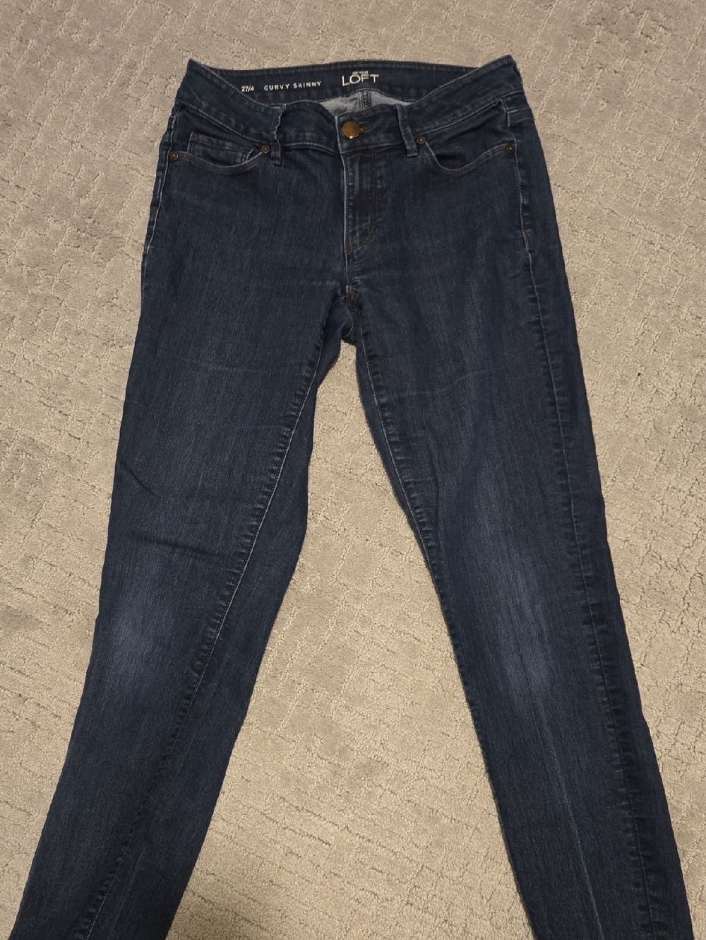 LOFT Curvy Skinny Jeans